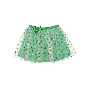 Girls Shamrock Skirt